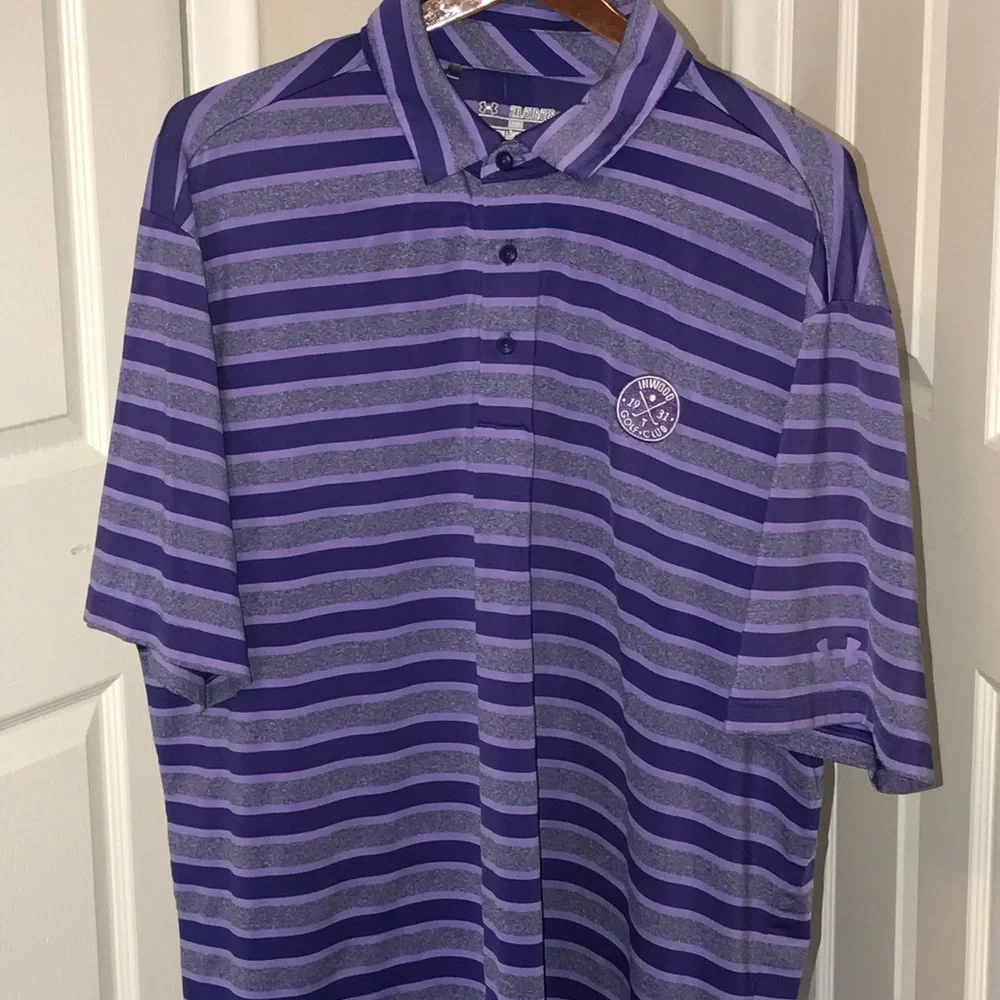 UNDER ARMOUR GOLF heat gear golf shirt xxl - Picture 2 of 6